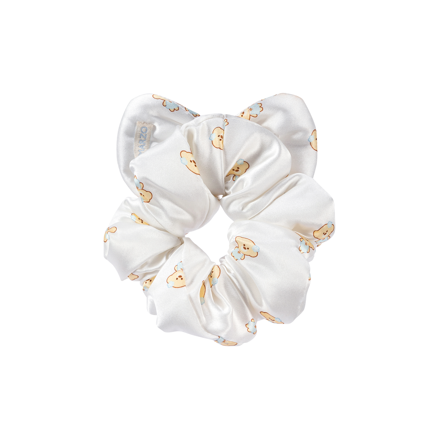 13DE MARZO All-over Bear Print Bow Hair Tie