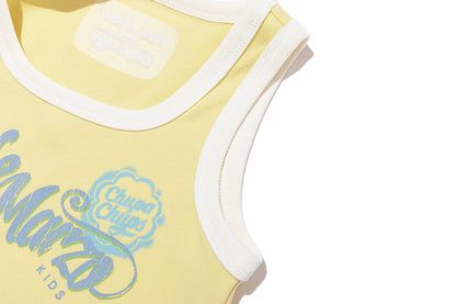 13DE MARZO BabyBear Printed Tank Top Yellow - 13DE MARZO