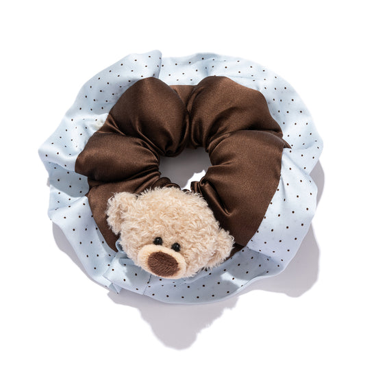 13DE MARZO Polka Dot Double-Layer Hair Tie