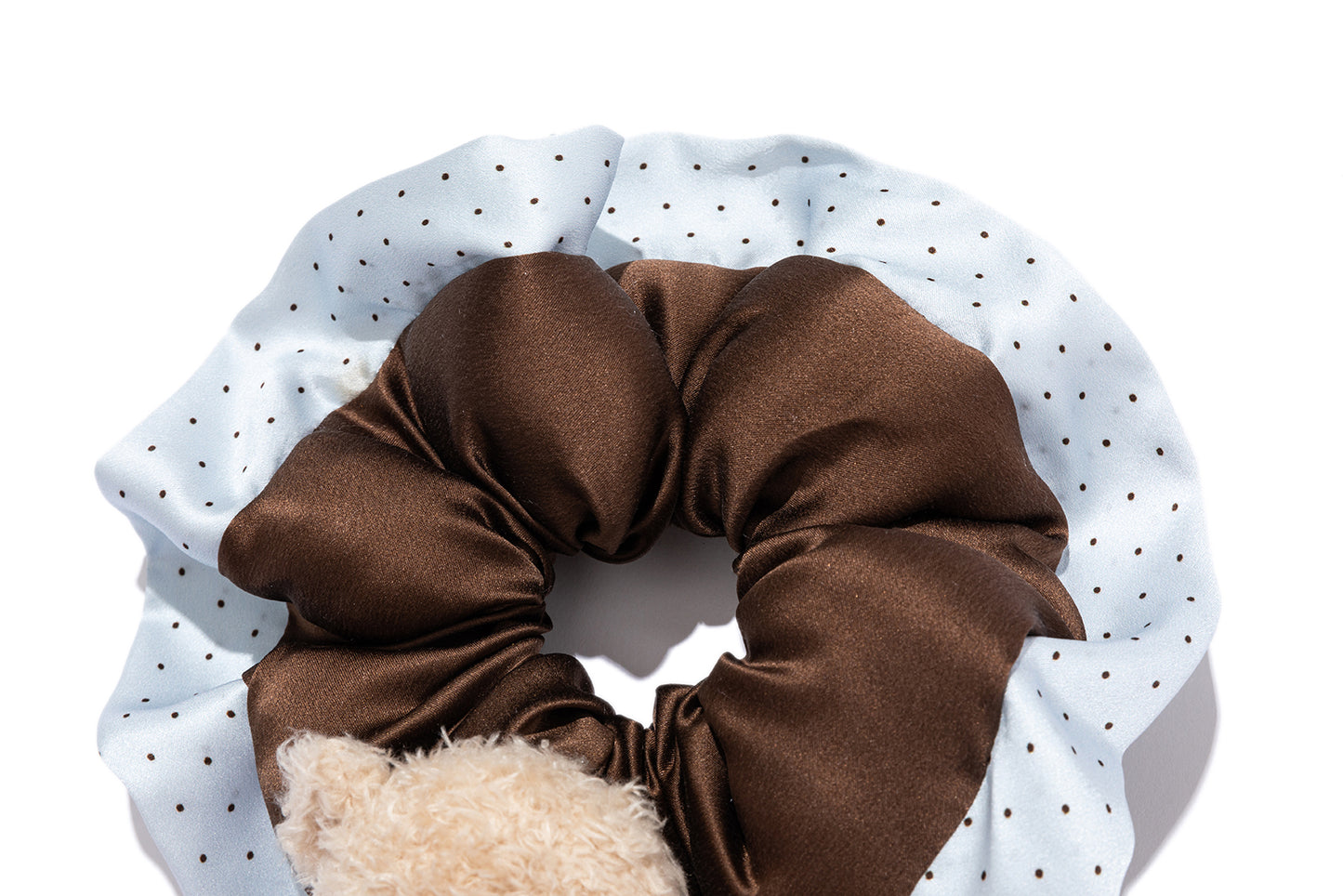 13DE MARZO Polka Dot Double-Layer Hair Tie