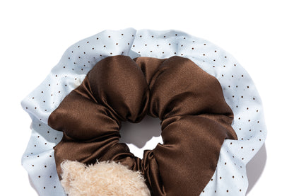 13DE MARZO Polka Dot Double-Layer Hair Tie