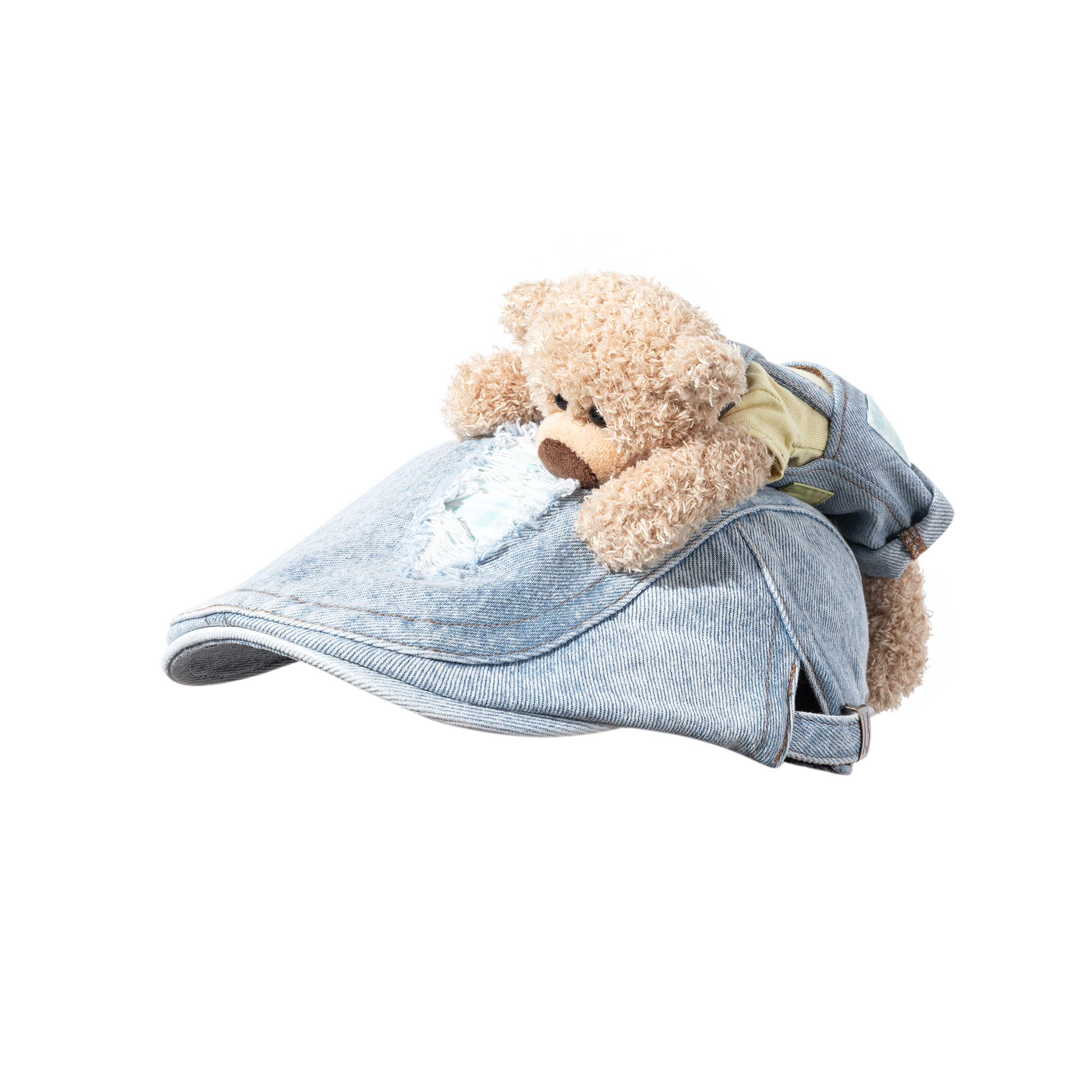 13DE MARZO Plaid Distressed Cap - 13DE MARZO