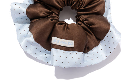 13DE MARZO Polka Dot Double-Layer Hair Tie