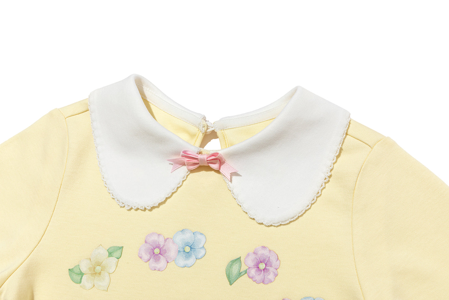 13DE MARZO BabyBear Floral Surround Long Sleeve Yellow