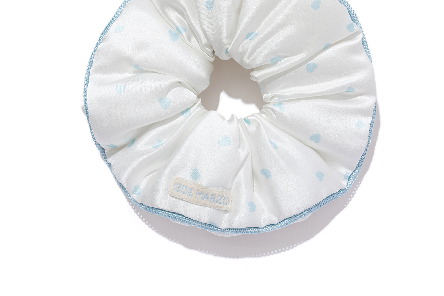13DE MARZO All-over Bear Print Bow Hair Tie