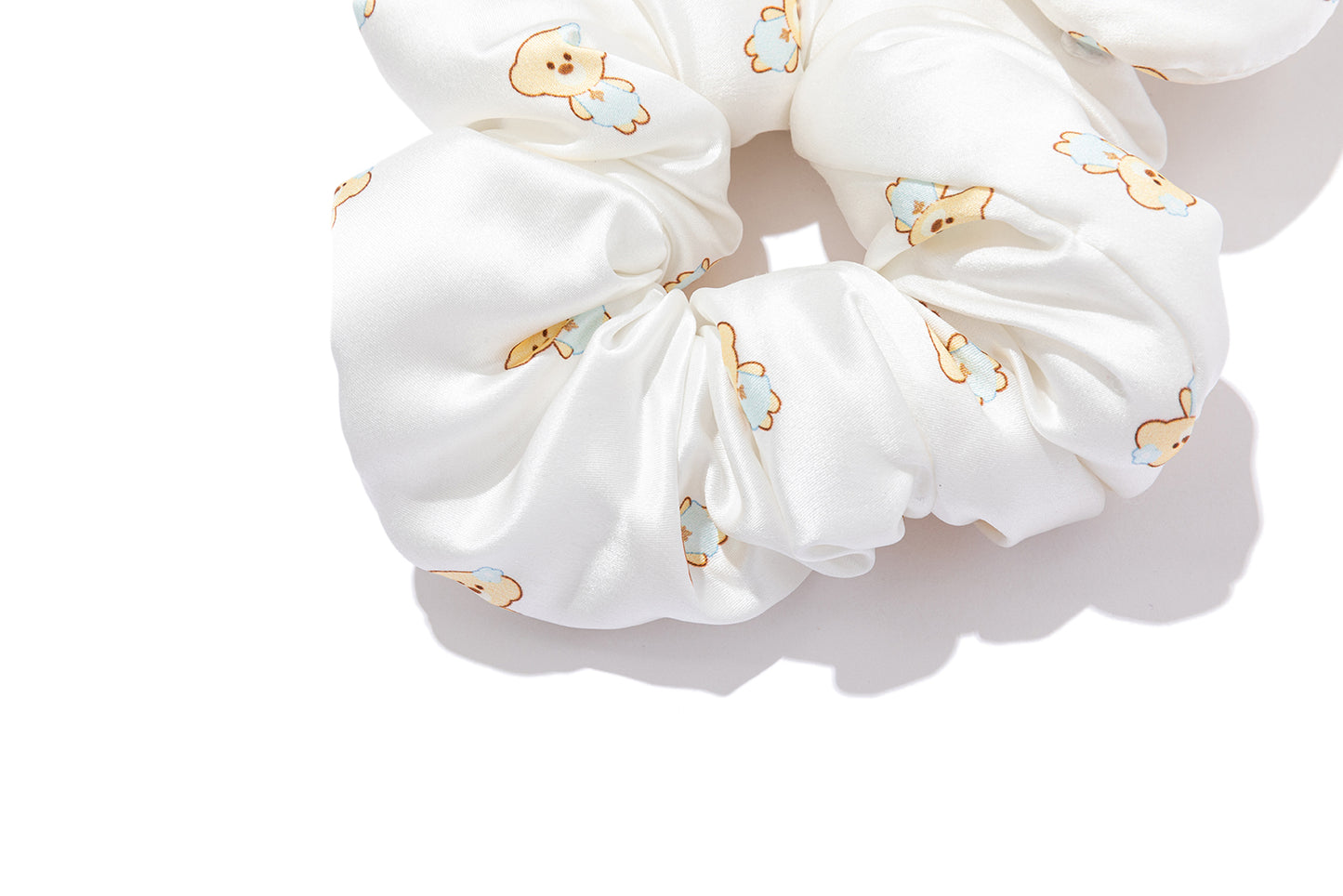 13DE MARZO All-over Bear Print Bow Hair Tie