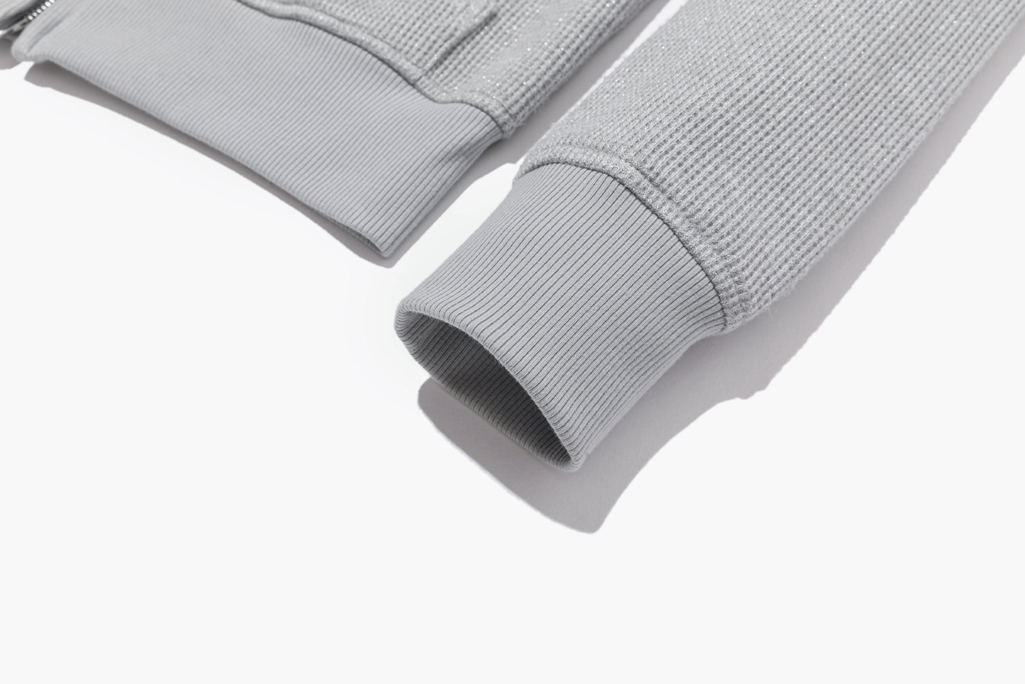 13DE MARZO Off-Shoulder Sparkle Waffle-Knit Top - 13DE MARZO