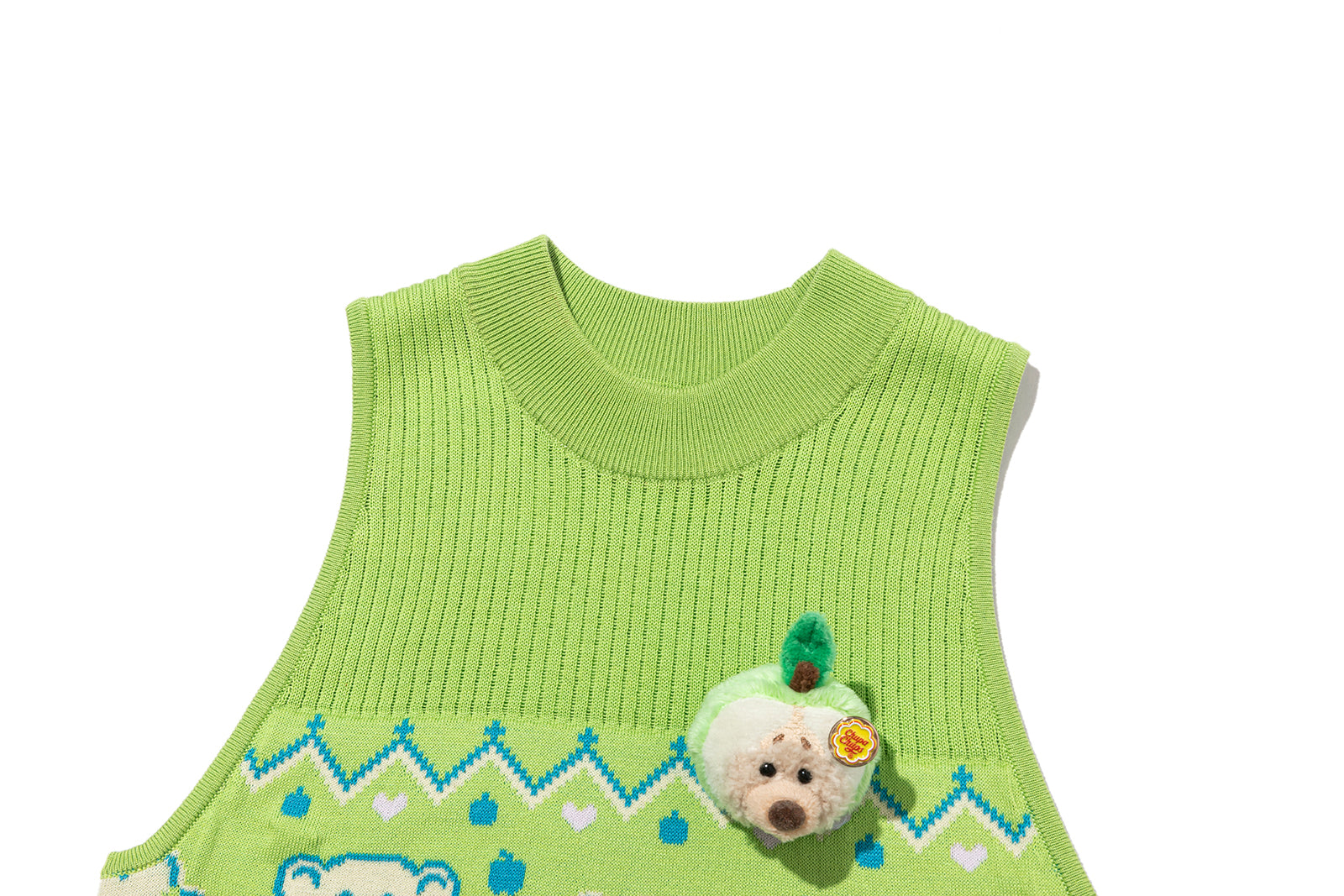 13DE MARZO Candy Color Knitted Vest Green - 13DE MARZO
