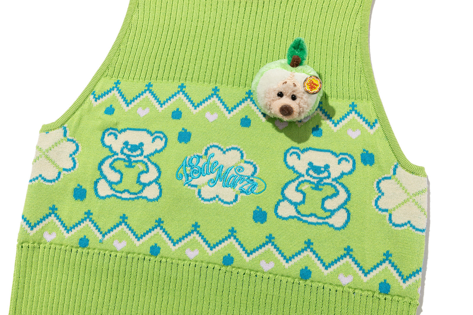 13DE MARZO Candy Color Knitted Vest Green - 13DE MARZO