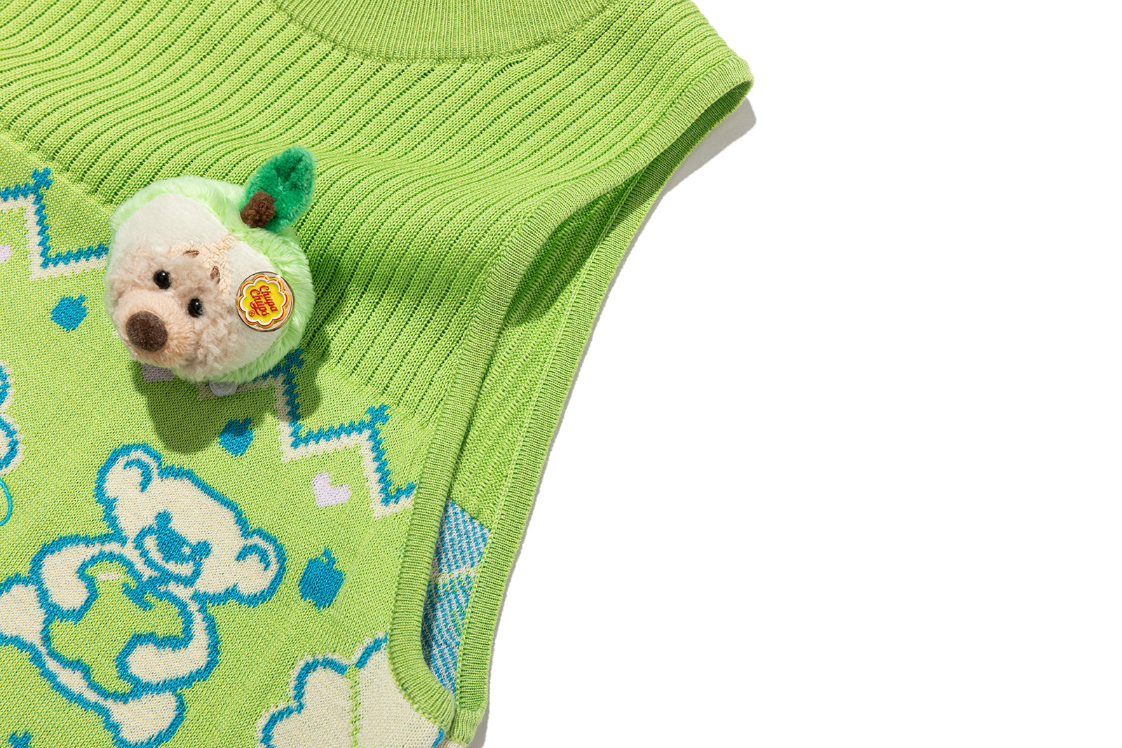 13DE MARZO Candy Color Knitted Vest Green - 13DE MARZO