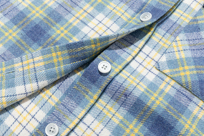 13DE MARZO Lollipop Hooded Shirt Jacket Blue - 13DE MARZO