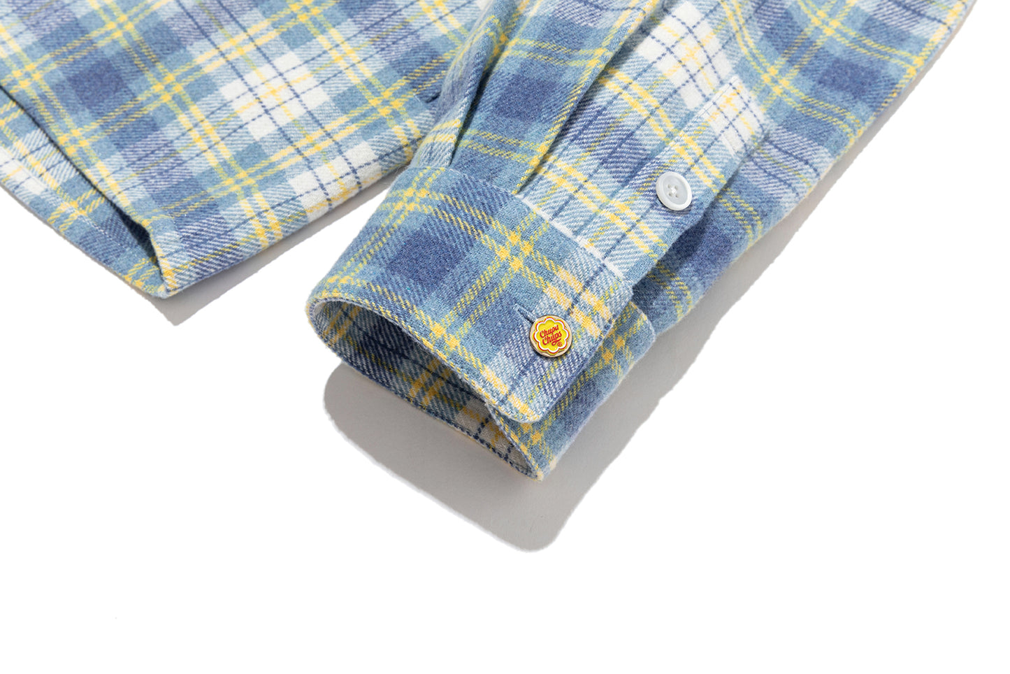 13DE MARZO Lollipop Hooded Shirt Jacket Blue - 13DE MARZO