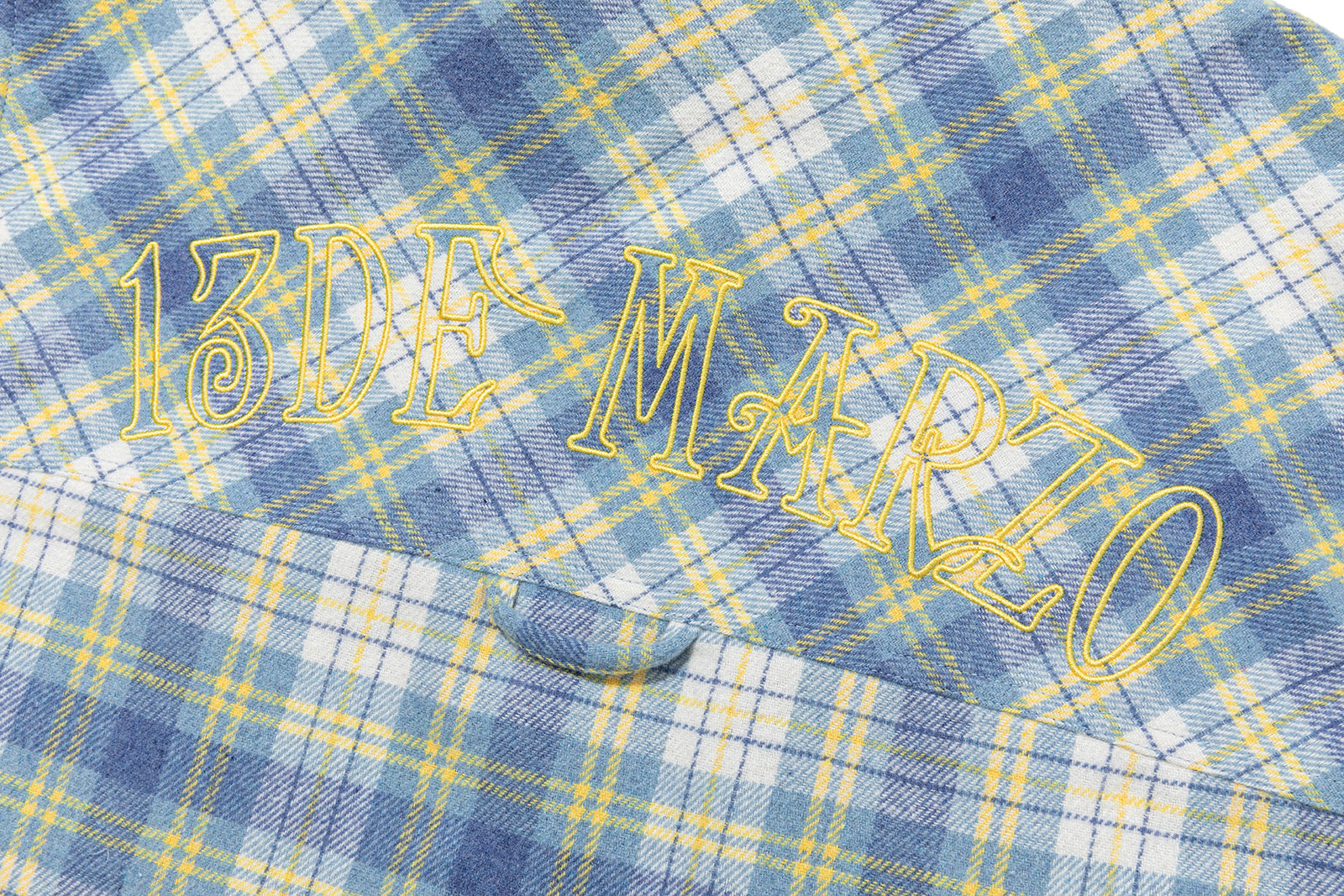 13DE MARZO Lollipop Hooded Shirt Jacket Blue - 13DE MARZO