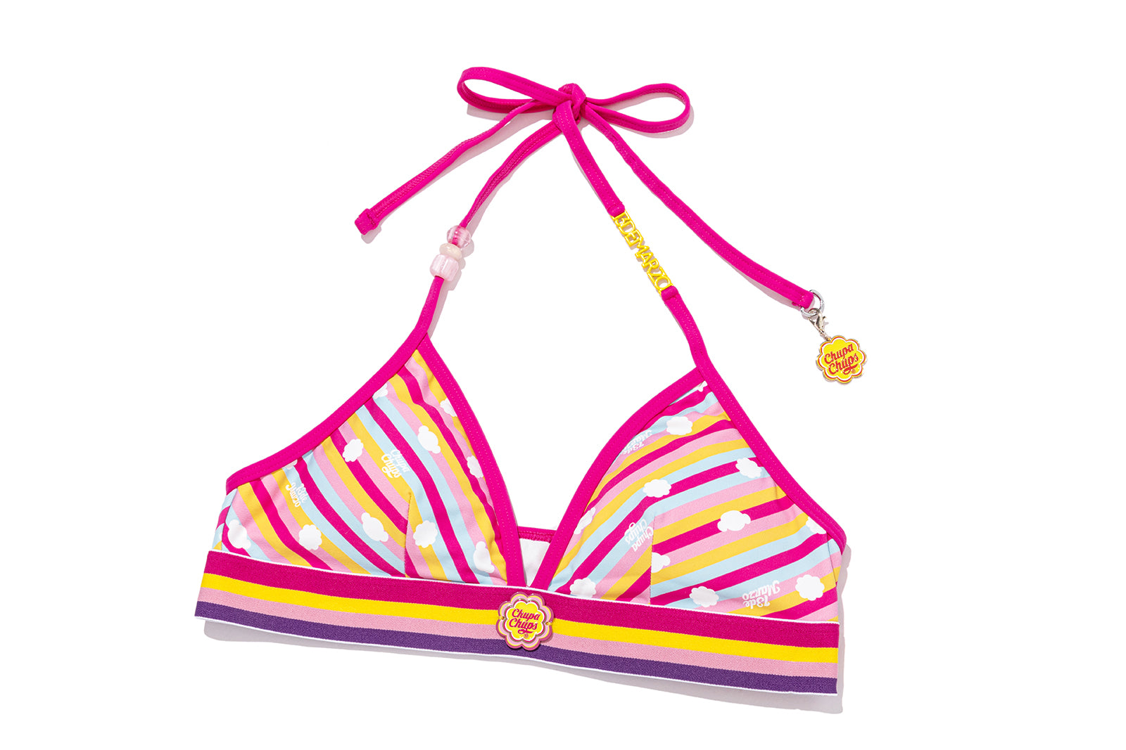 13DE MARZO Asymmetric Shoulder Long Sleeve Set White - 13DE MARZO