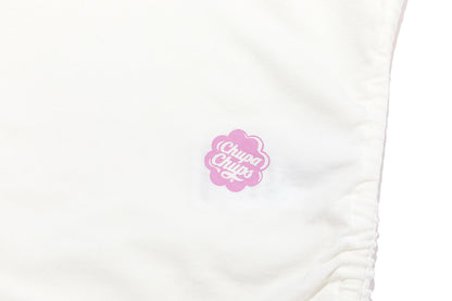 13DE MARZO Asymmetric Shoulder Long Sleeve Set White - 13DE MARZO