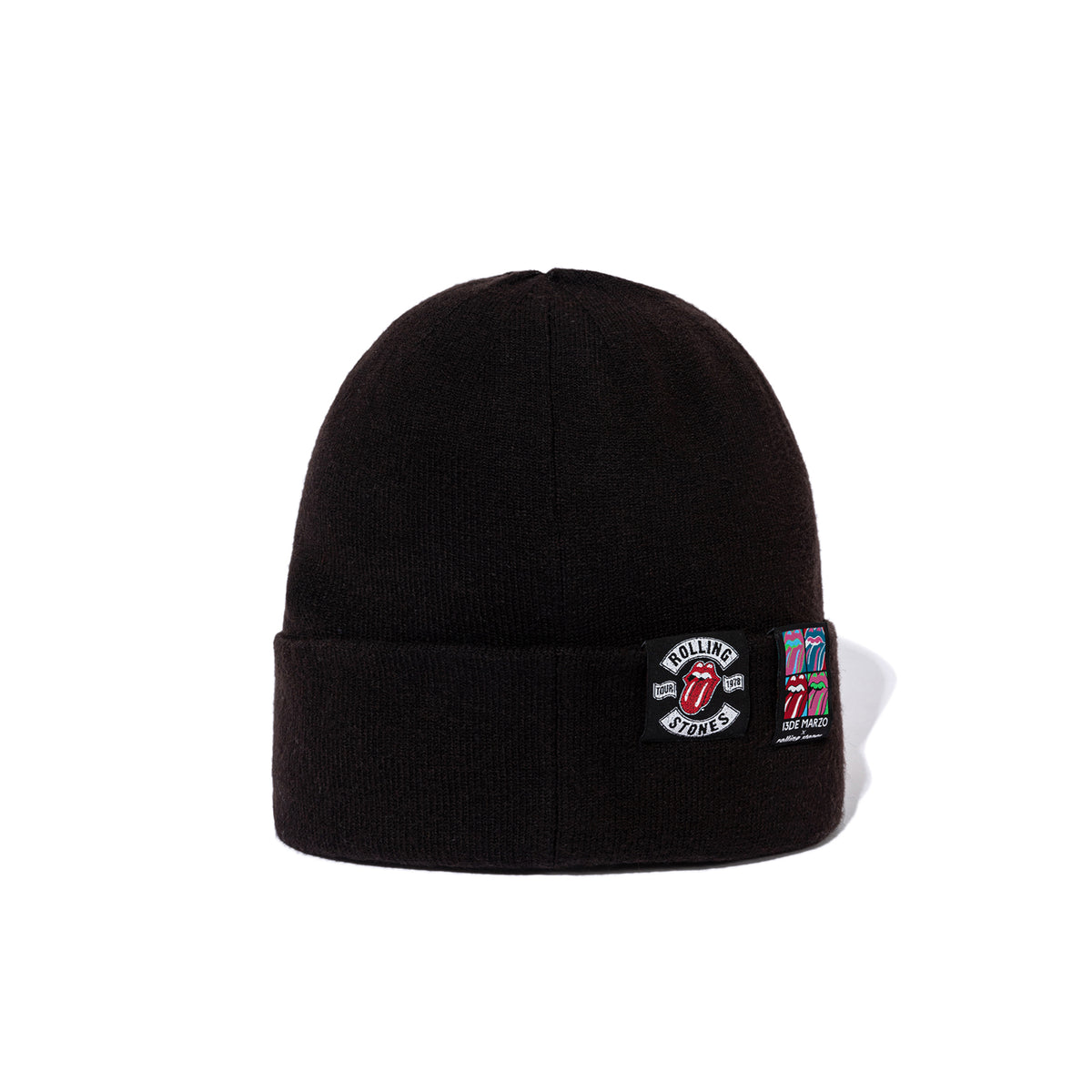 13DE MARZO Rolling Stones Tongue Bear Beanie Black