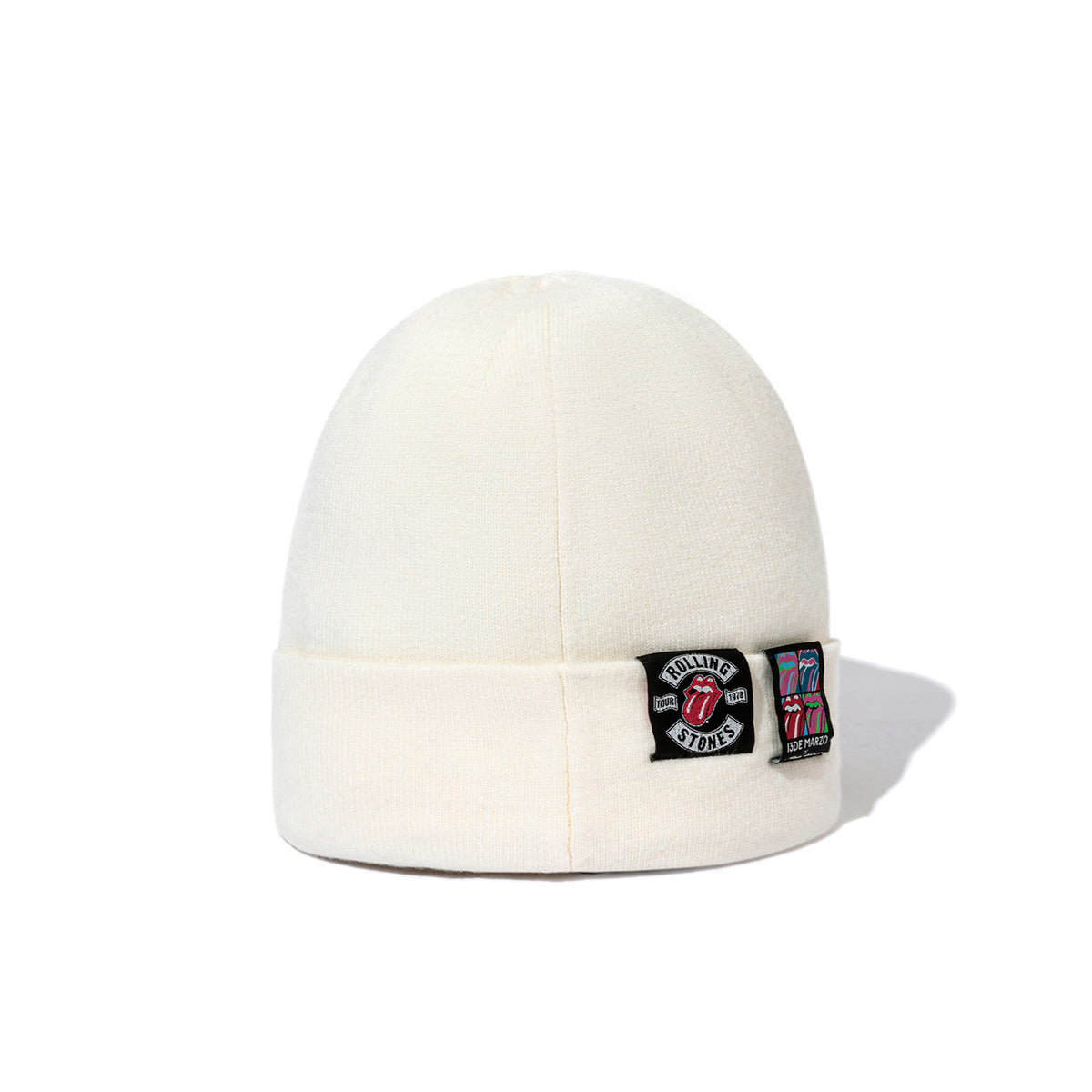 13DE MARZO Rolling Stones Tongue Bear Beanie Beige