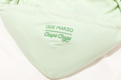 13DE MARZO Raglan Sleeve Hooded Long Sleeve Green - 13DE MARZO