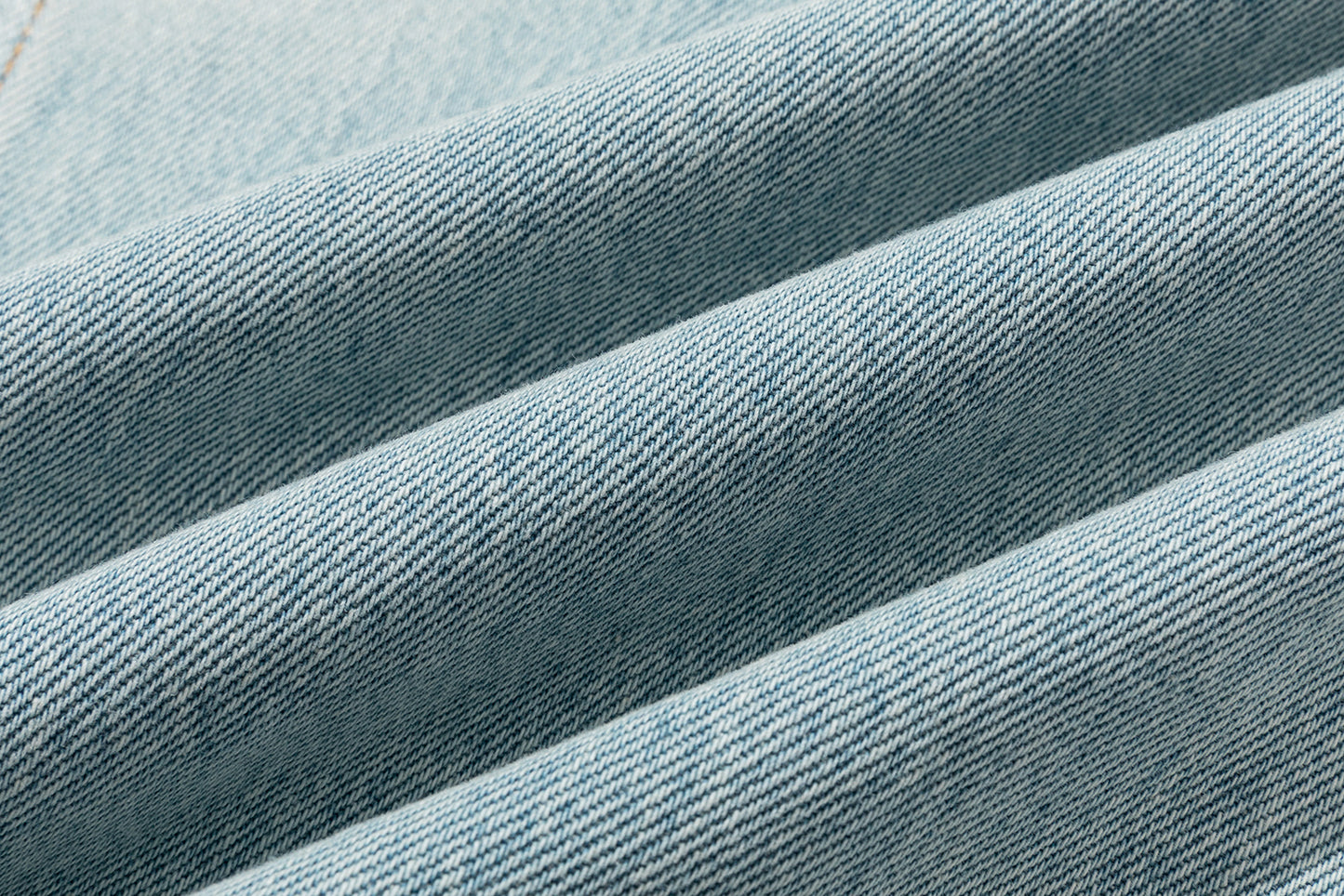 13DE MARZO Zip-Up Denim Jacket Blue - 13DE MARZO