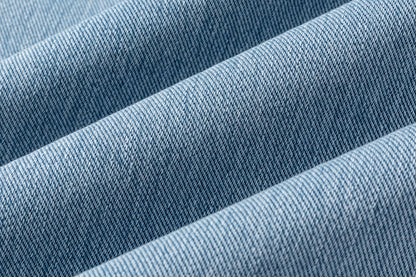 13DE MARZO Pencil Fit Mermaid Flare Pants Blue