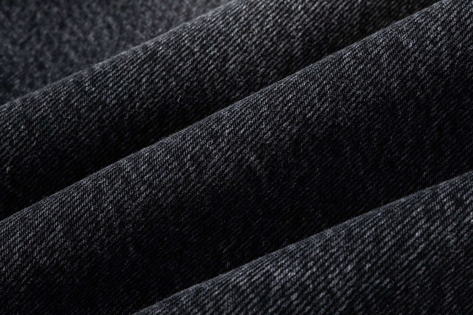 13DE MARZO Ripped Cropped Jeans Black - 13DE MARZO