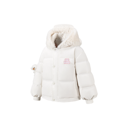 13DE MARZO BabyBear Lying Down Jacket White
