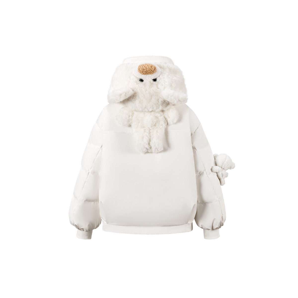 13DE MARZO BabyBear Lying Down Jacket White