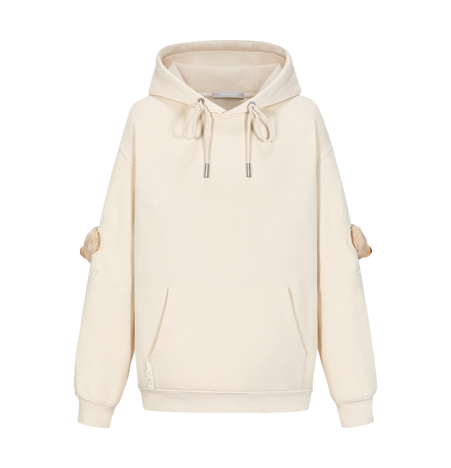 13DE MARZO Elbow Bear Hoodie - 13DE MARZO