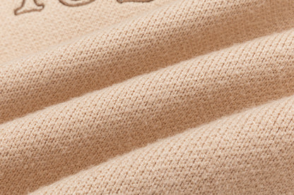 13DE MARZO Mock Three Piece Knit Pleated School Dress Khaki