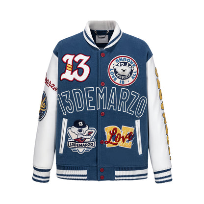13DE MARZO Doozoo Retro Instruments Baseball Jacket - 13DE MARZO