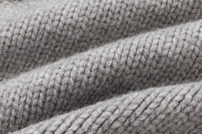 13DE MARZO Luminous Bear Star Knit Shorts Grey