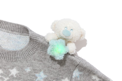 13DE MARZO BabyBear Fair Isle Pullover Sweater Grey - 13DE MARZO