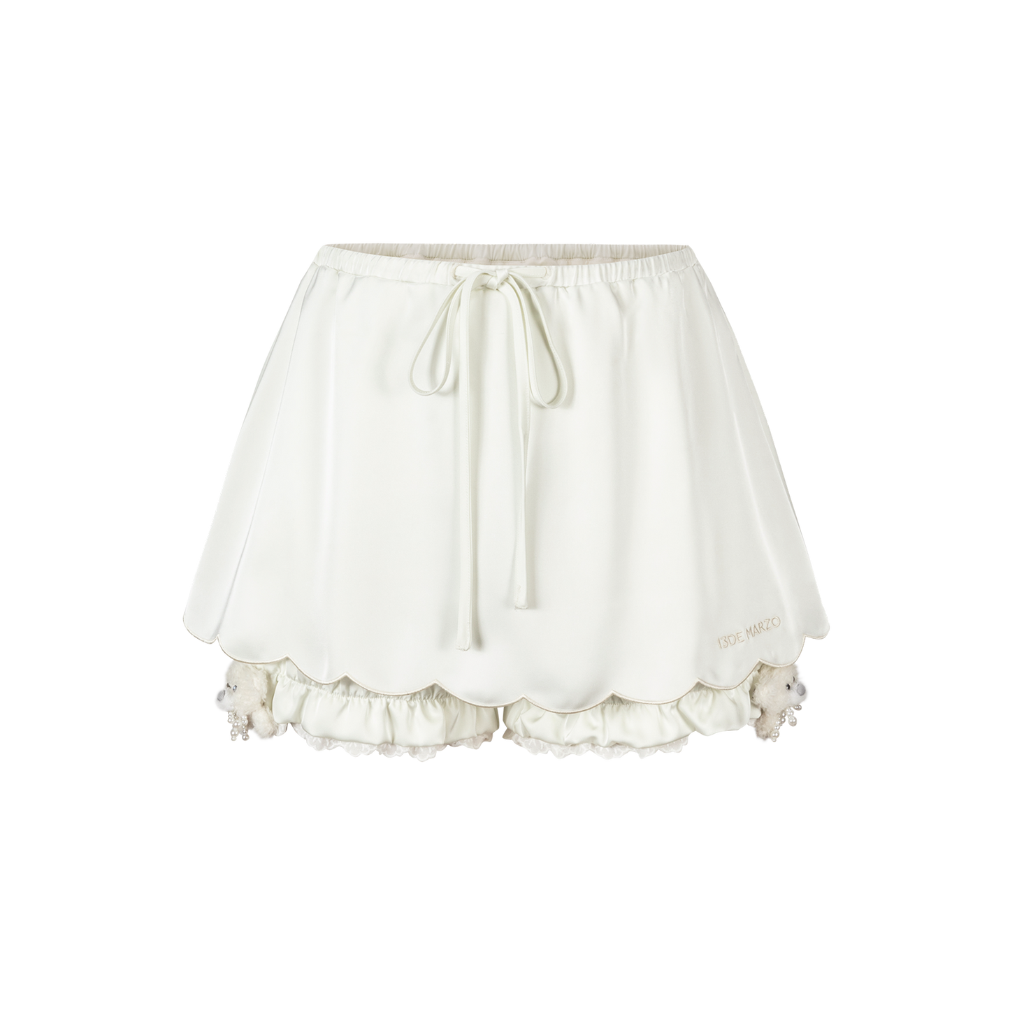 13DE MARZO Sailor Collar Dress Two-Piece Set Khaki - 13DE MARZO