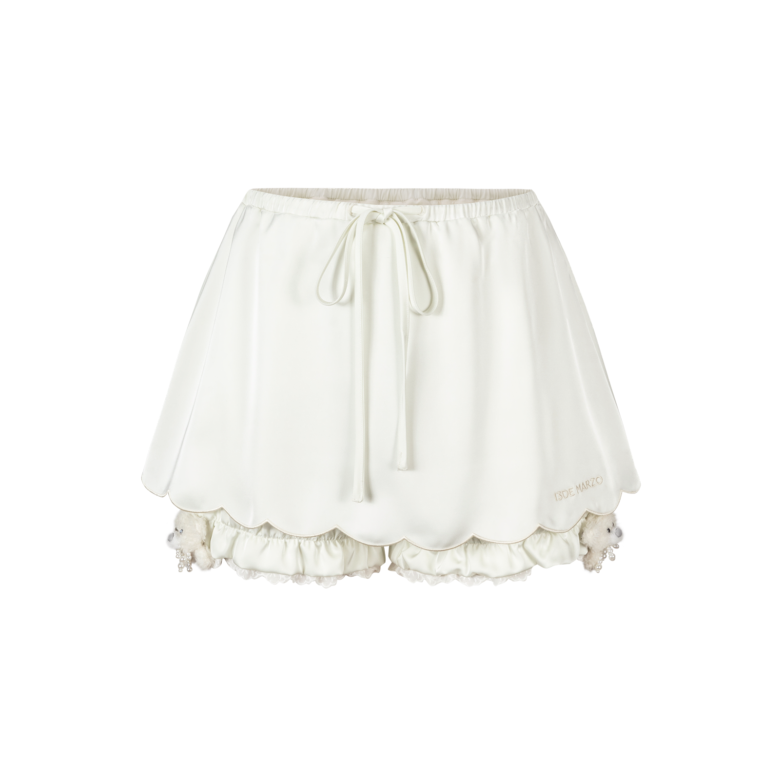 13DE MARZO Sailor Collar Dress Two-Piece Set Khaki - 13DE MARZO
