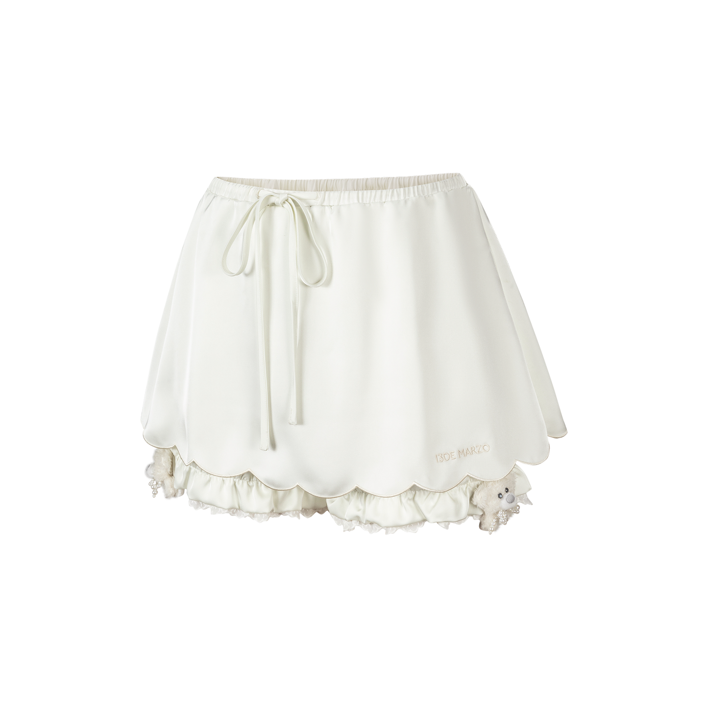 13DE MARZO Sailor Collar Dress Two-Piece Set Khaki - 13DE MARZO
