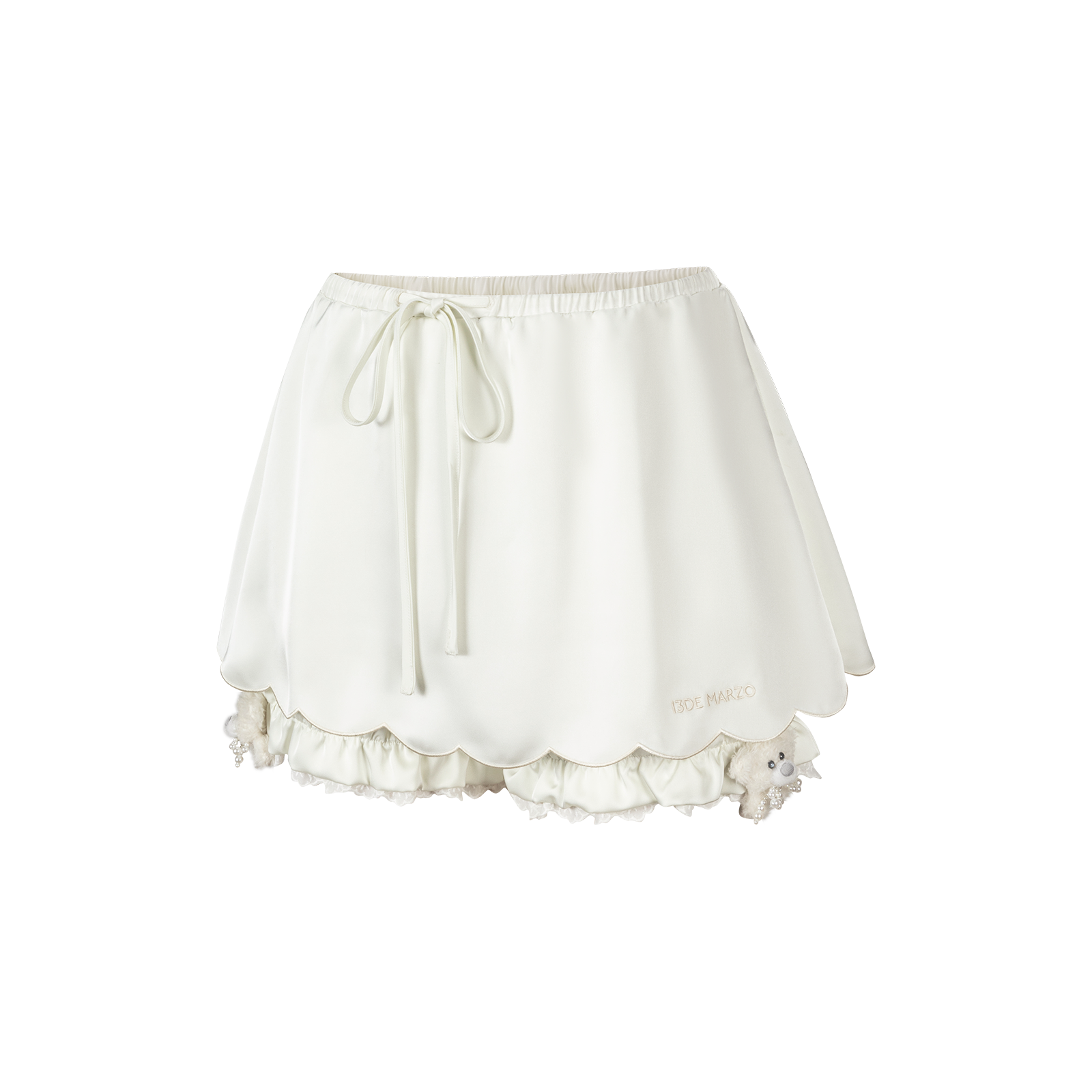13DE MARZO Sailor Collar Dress Two-Piece Set Khaki - 13DE MARZO