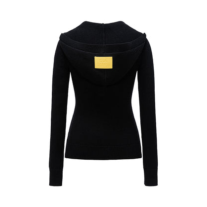 13DE MARZO Bear Knit Fit Hoodie - 13DE MARZO