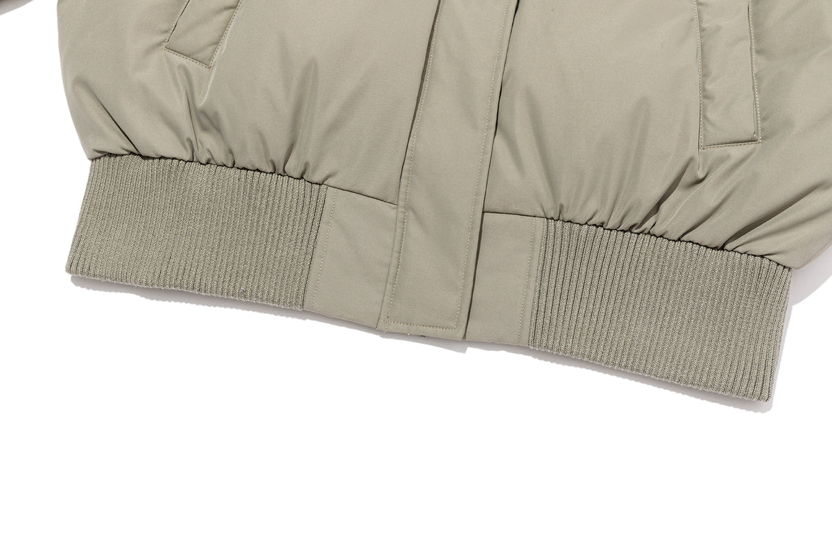 13DE MARZO Doozoo Fur Collar Parka Down Jacket Green