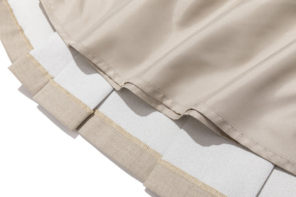 13DE MARZO Sailor Collar Dress Two-Piece Set Khaki - 13DE MARZO