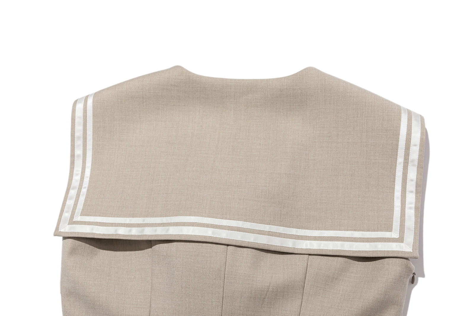 13DE MARZO Sailor Collar Dress Two-Piece Set Khaki - 13DE MARZO