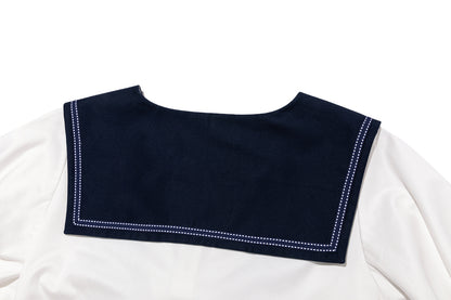 13DE MARZO Nautical Style Pleated Dress - 13DE MARZO