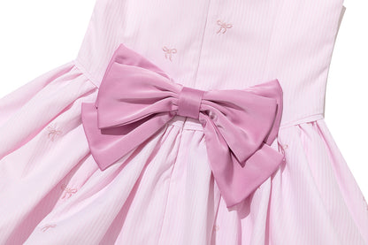 13DE MARZO BabyBear Bow Bubble Dress Pink