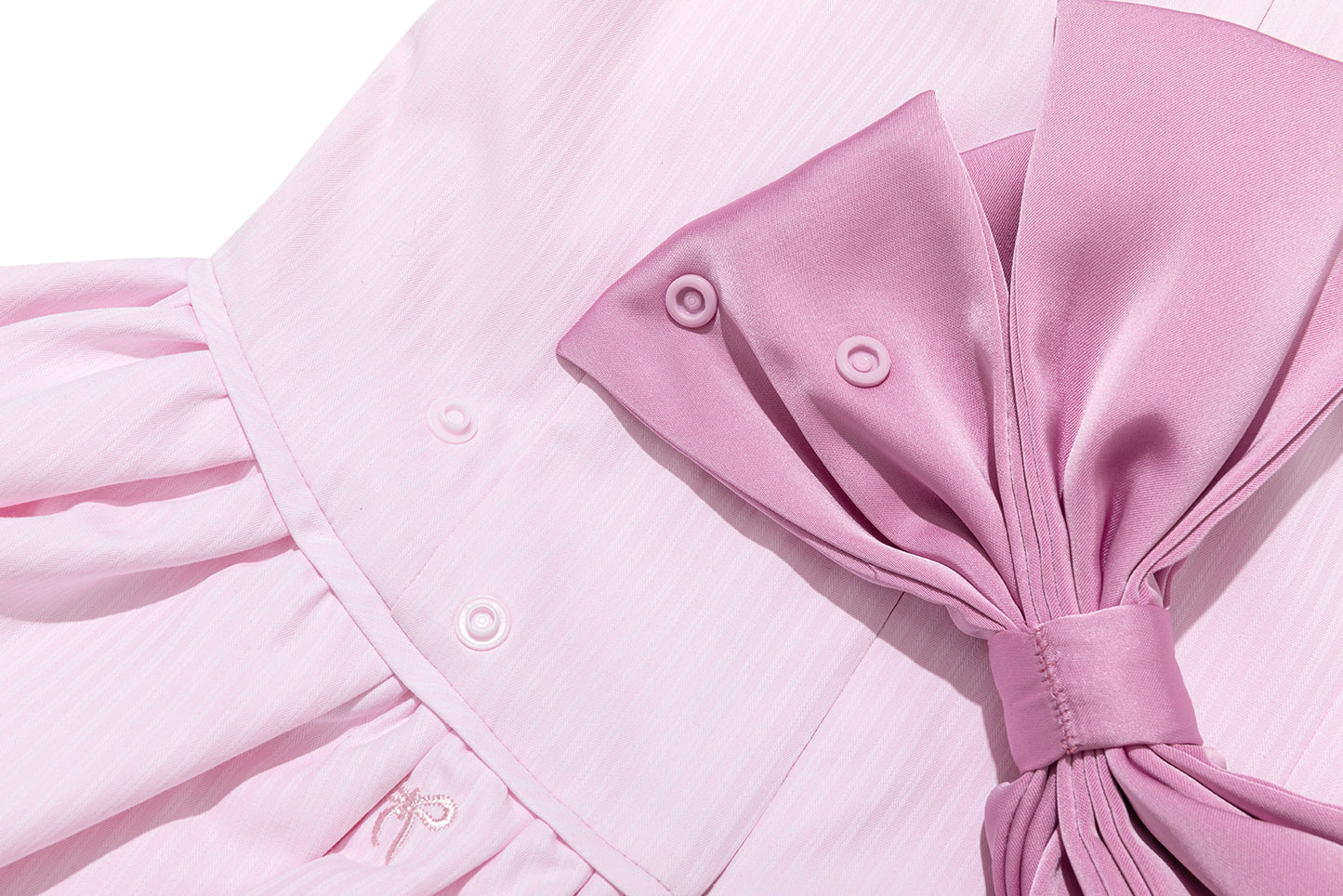 13DE MARZO BabyBear Bow Bubble Dress Pink