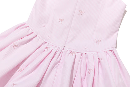 13DE MARZO BabyBear Bow Bubble Dress Pink