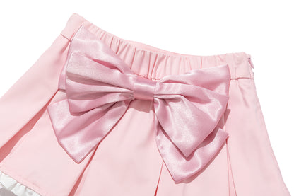 13DE MARZO BabyBear Pleated Skirt Pink