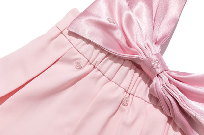 13DE MARZO BabyBear Pleated Skirt Pink