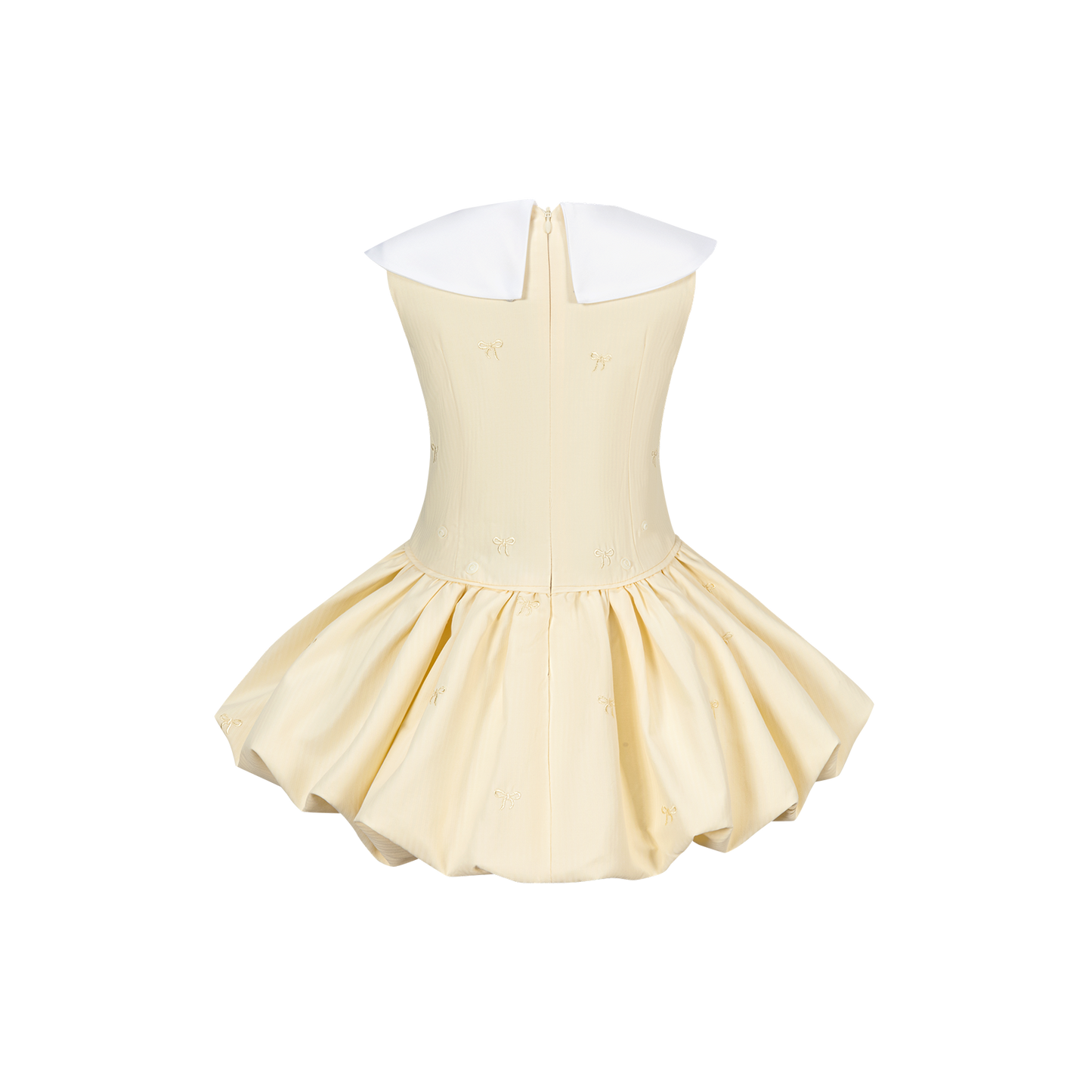 13DE MARZO BabyBear Bow Bubble Dress Yellow