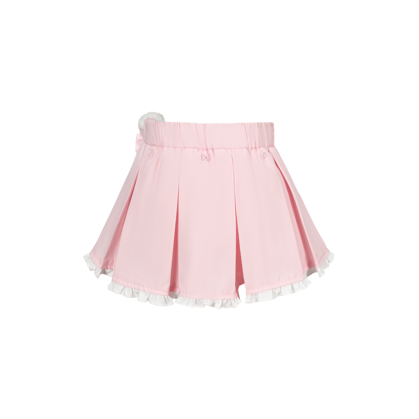 13DE MARZO BabyBear Pleated Skirt Pink