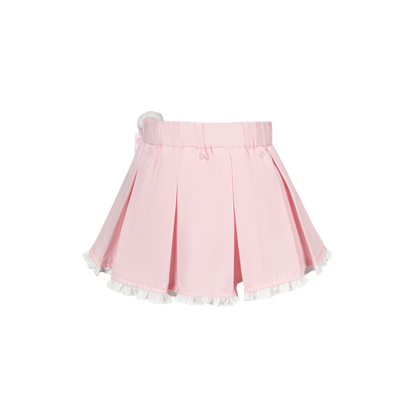 13DE MARZO BabyBear Pleated Skirt Pink