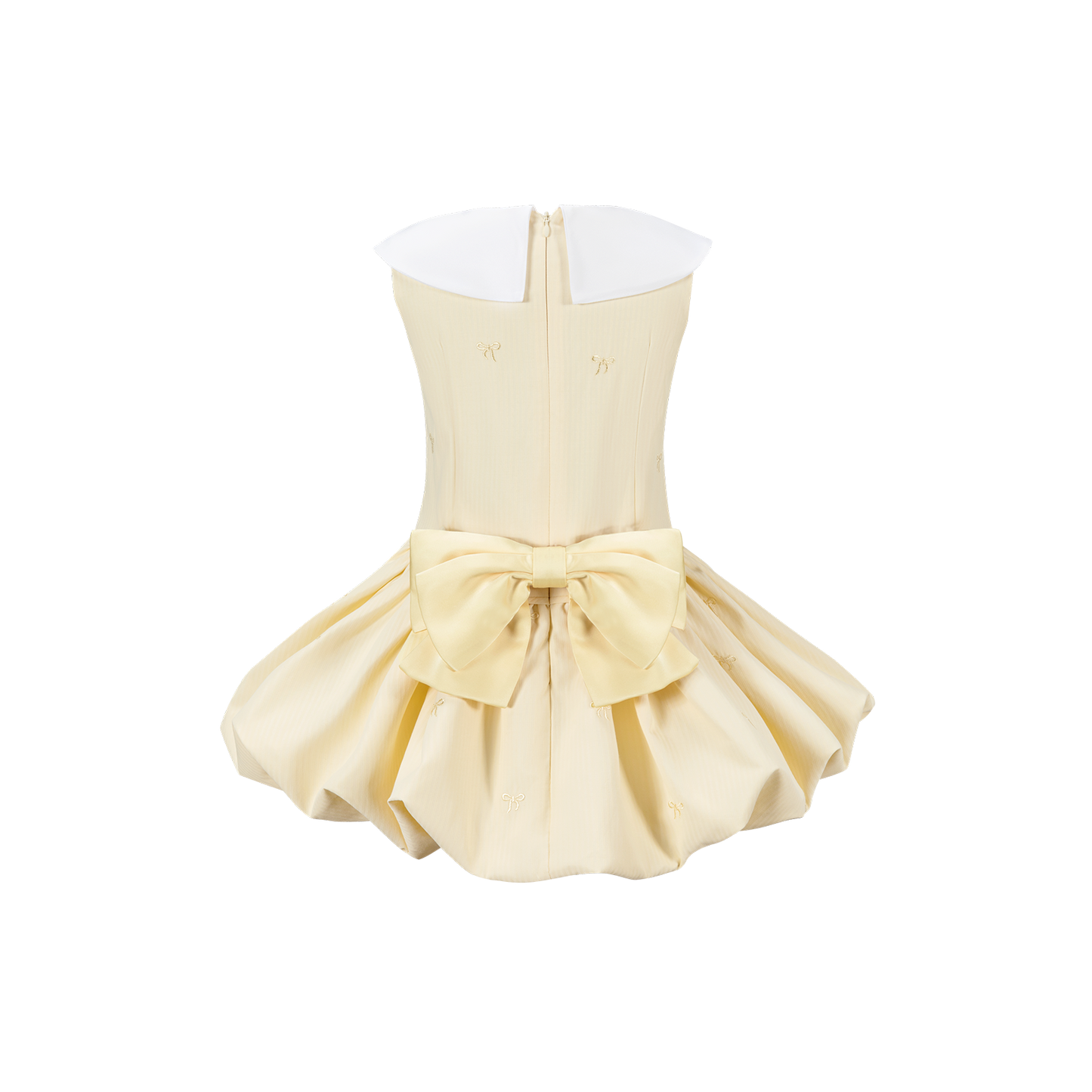 13DE MARZO BabyBear Bow Bubble Dress Yellow